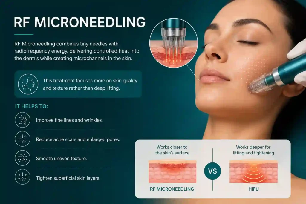 What Does RF Microneedling Do That HIFU Alone Cannot Uxbridge