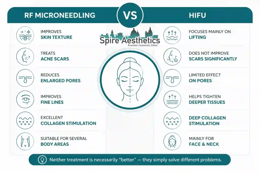 RF Microneedling vs HIFU: Which Treatment Gives Better Results Uxbridge?
